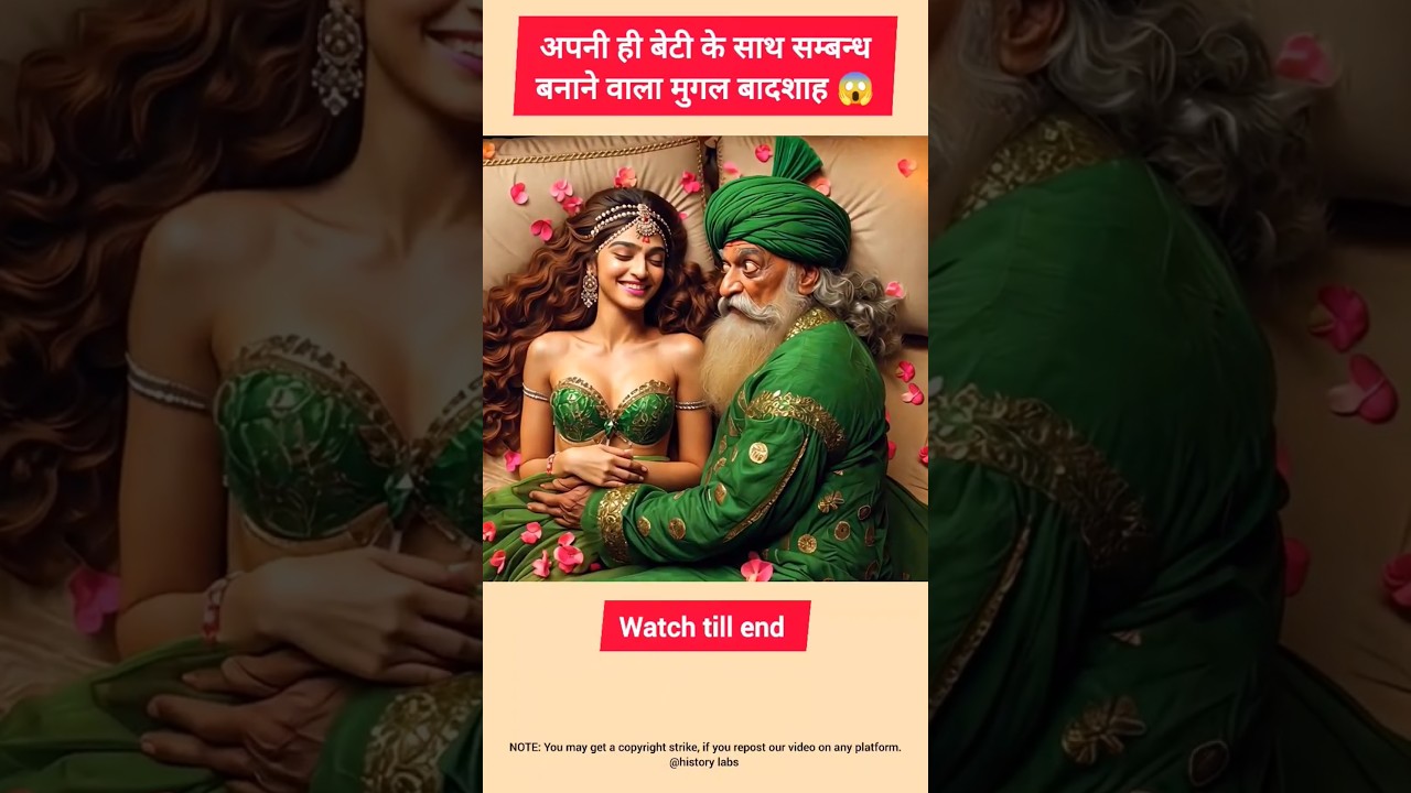 Mugal badshah who married his own daughter #ytshortvideo #mugal #ytshortsindia  #vtuber
