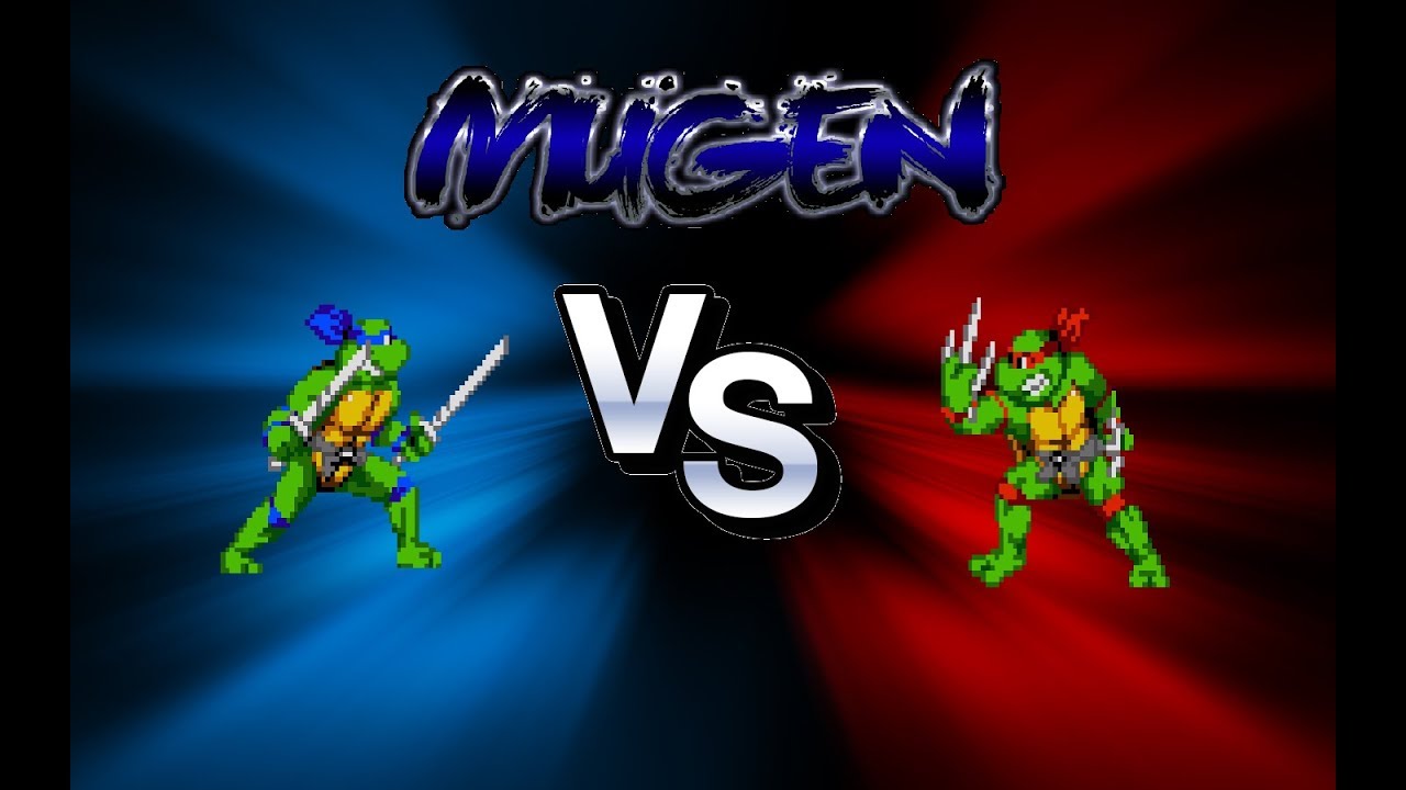 M.U.G.E.N - Leo Vs. Raph (AI Fight)