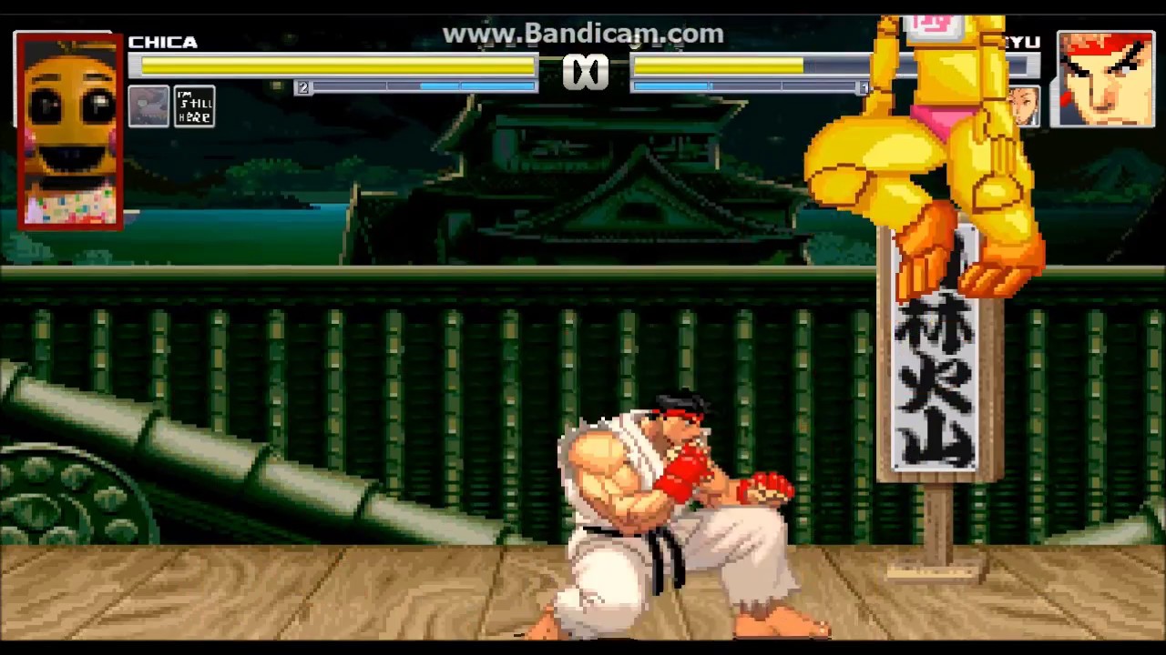 MUGEN - Team Five Nights at Freddy's Animatronics vs Team Street Fighters