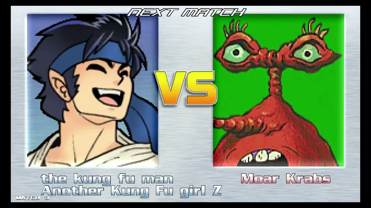Mugen - The Kung Fu Man and Another Kung Fu Girl Z arcade run