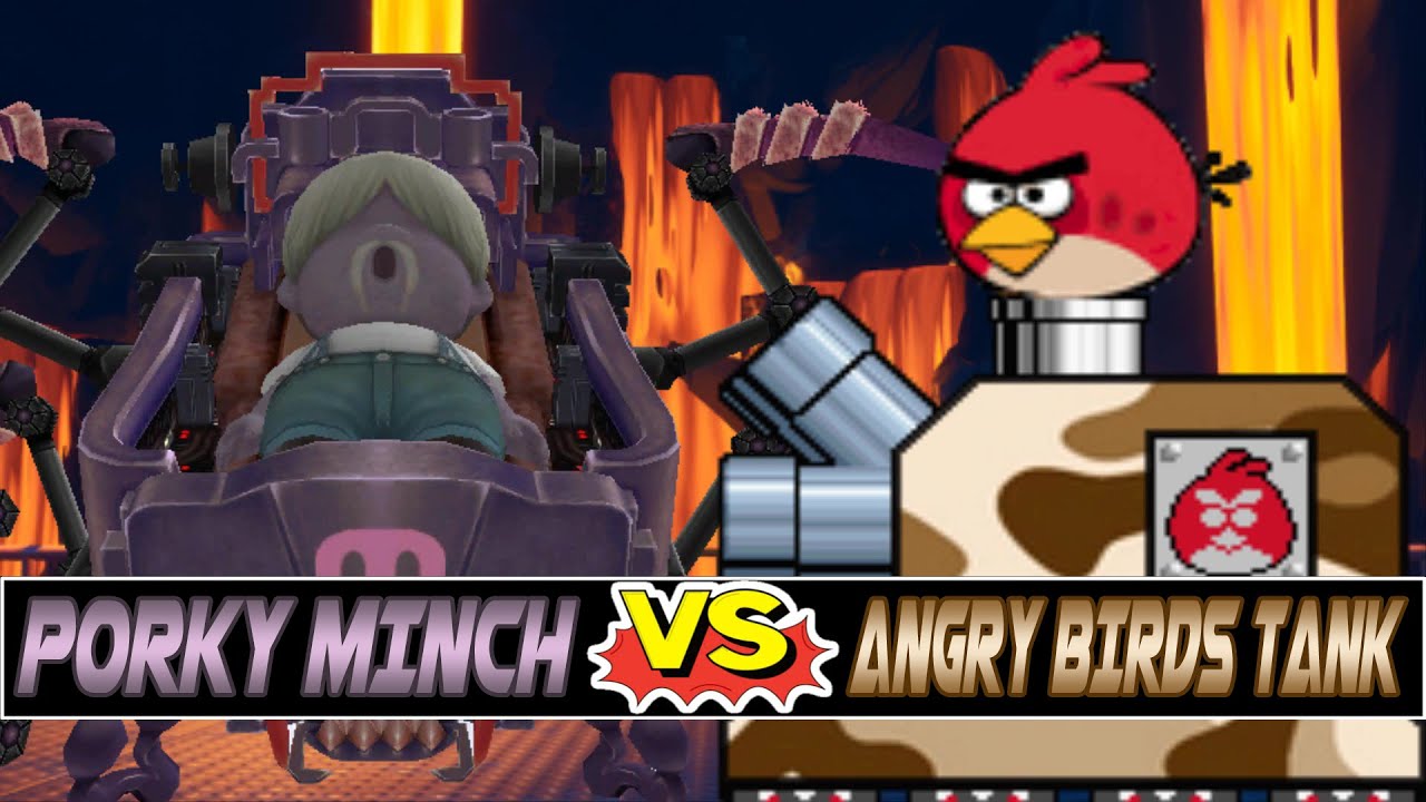 M.U.G.E.N. Battles | Porky Minch vs Angry Birds Tank | EarthBound vs Angry Birds