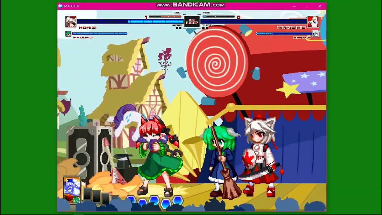 mugen request:  teaam Momzie (Momiji vore)vs team Pinkie pie vore |MUGEN ALL STARS 1.1B🚦