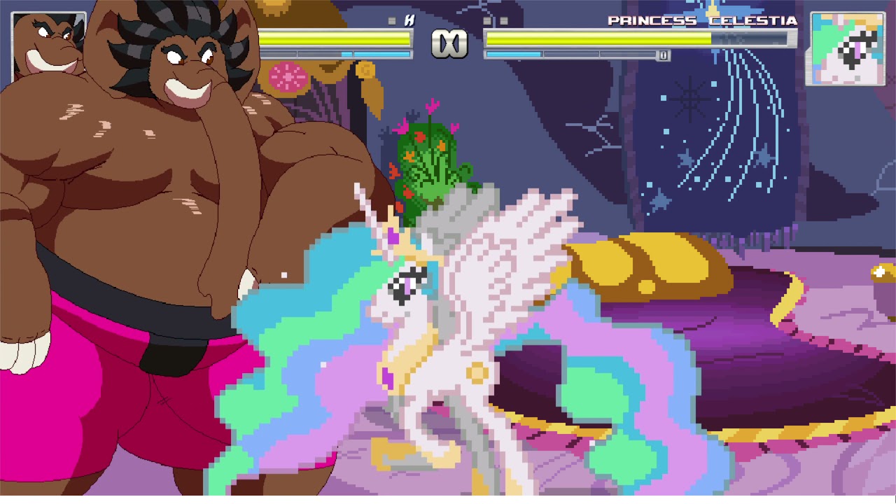 (M.U.G.E.N Request) Jumbo Elephant vs Princess Celestia