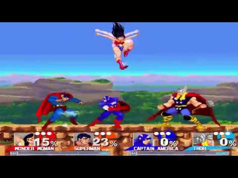 MUGEN Showcase: DC vs Marvel Smash Mod