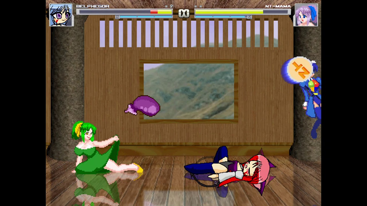 Mugen vore Belphegor and Amy vore