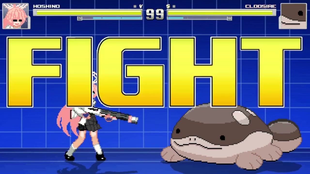 mugen　vore ホシノvsドオー