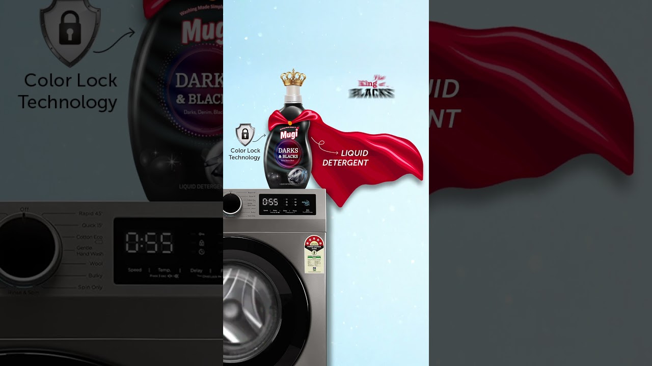 Mugi Darks and Blacks Liquid Detergent | The King of Blacks!