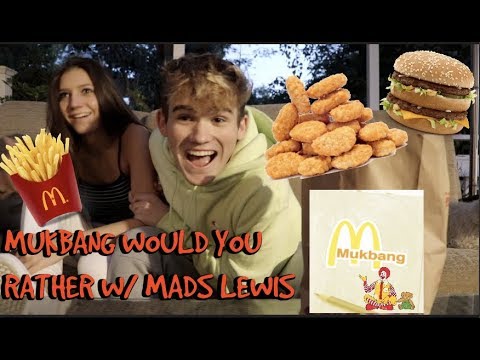 Mukbang Would You Rather w/ Mads Lewis | Charles Gitnick