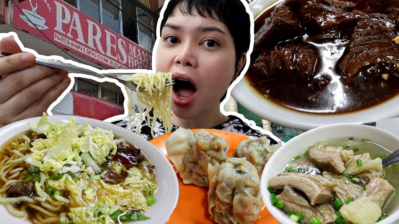 MUKVLOG : THE ORIGINAL PARES AT MAMI HOUSE! | BEEF PARES, PORK SIOMAI, KAMTO, BEEF MAMI