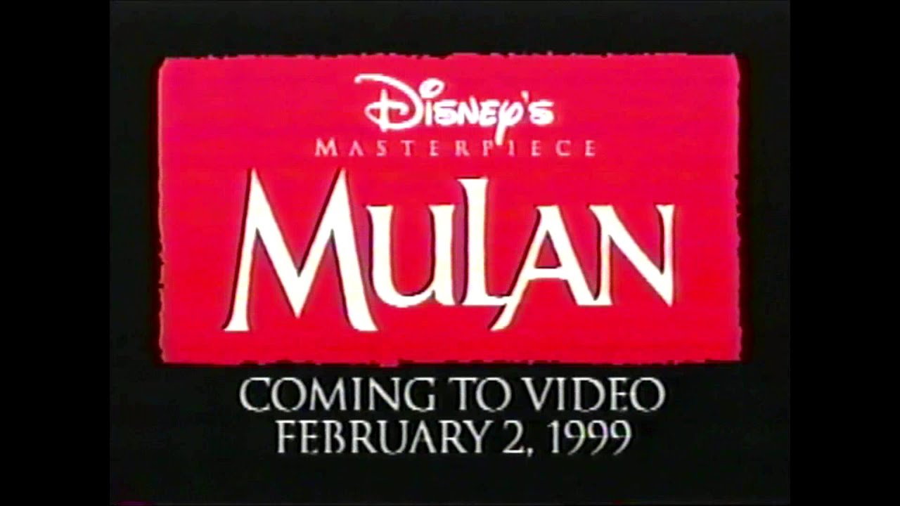Mulan - 1999 VHS Trailer