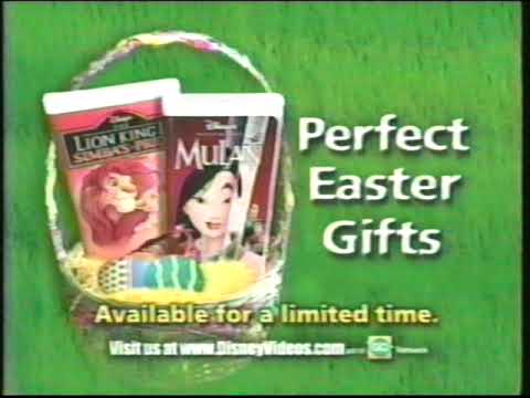 Mulan & Lion King 2 Disney VHS Offer 1999 Promo Commercial #tv #viralvideo #vhs #viral #animation