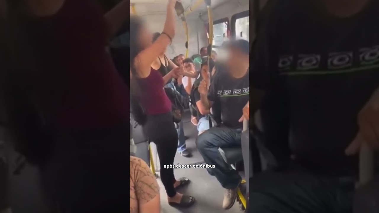 MULHER FILMA ASSÉDIO EM ÔNIBUS | #shorts
