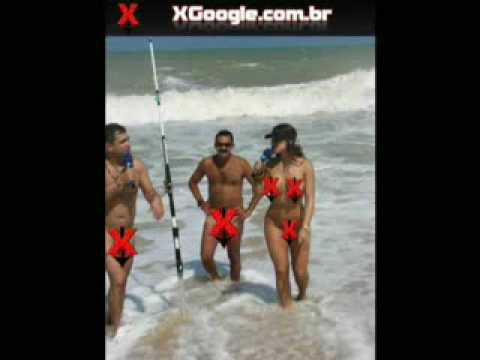Mulher Samambaia Praia de Nudismo Sem Tarjas.
