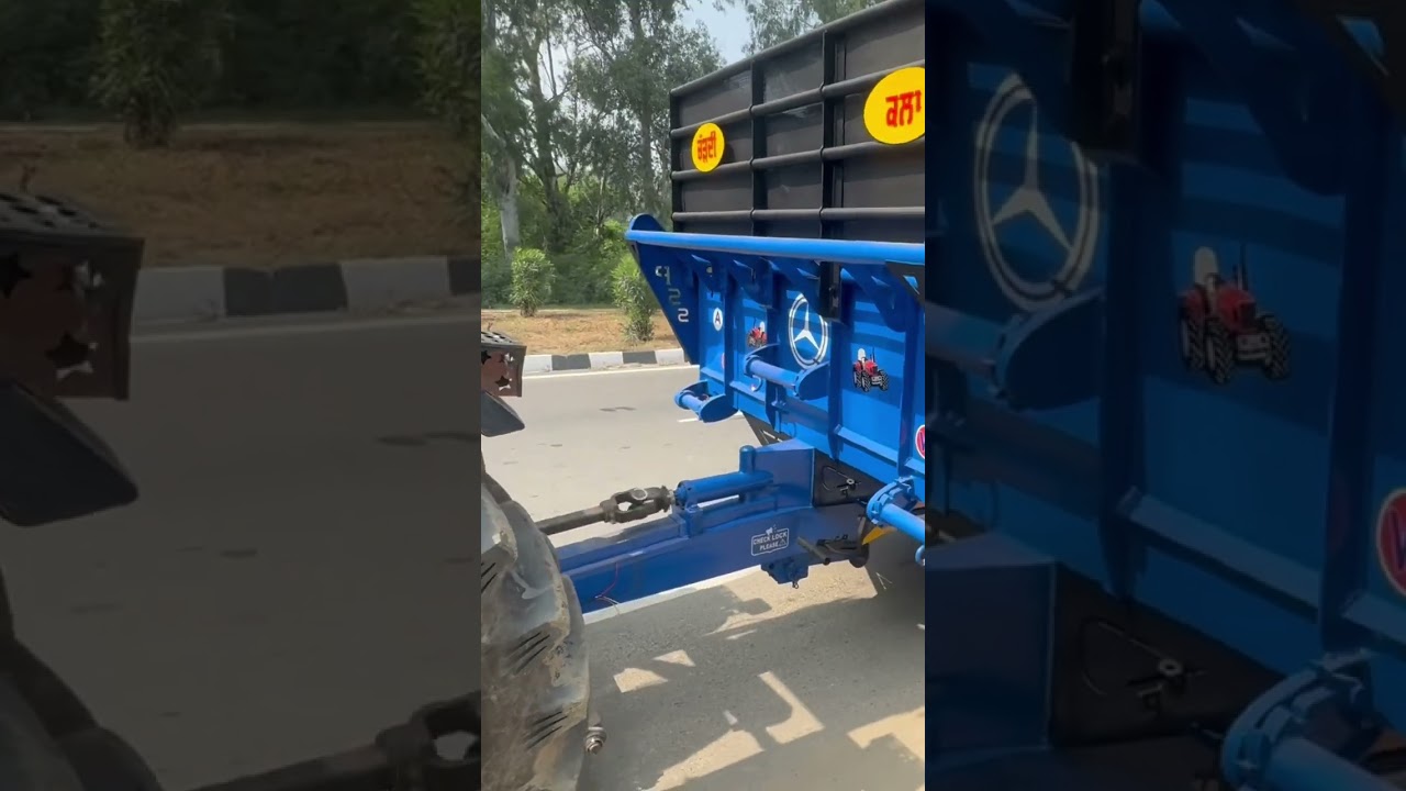 Multi Gear PTO Trolley 🤾🏻‍♂️ #heavytrolley #farmequipment #trendingshorts #farming