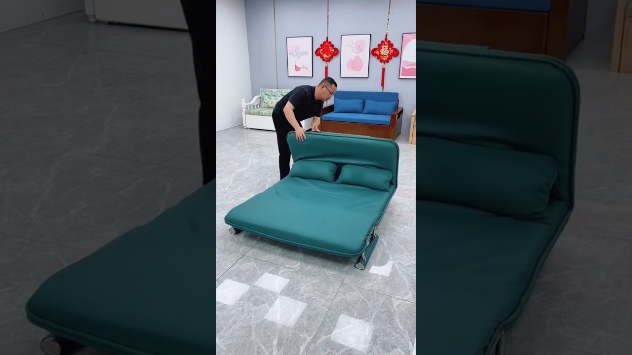 Multifunctional sofa bed, can be used for sitting or lying, #sofabed #sofa #bed #foldablefurniture