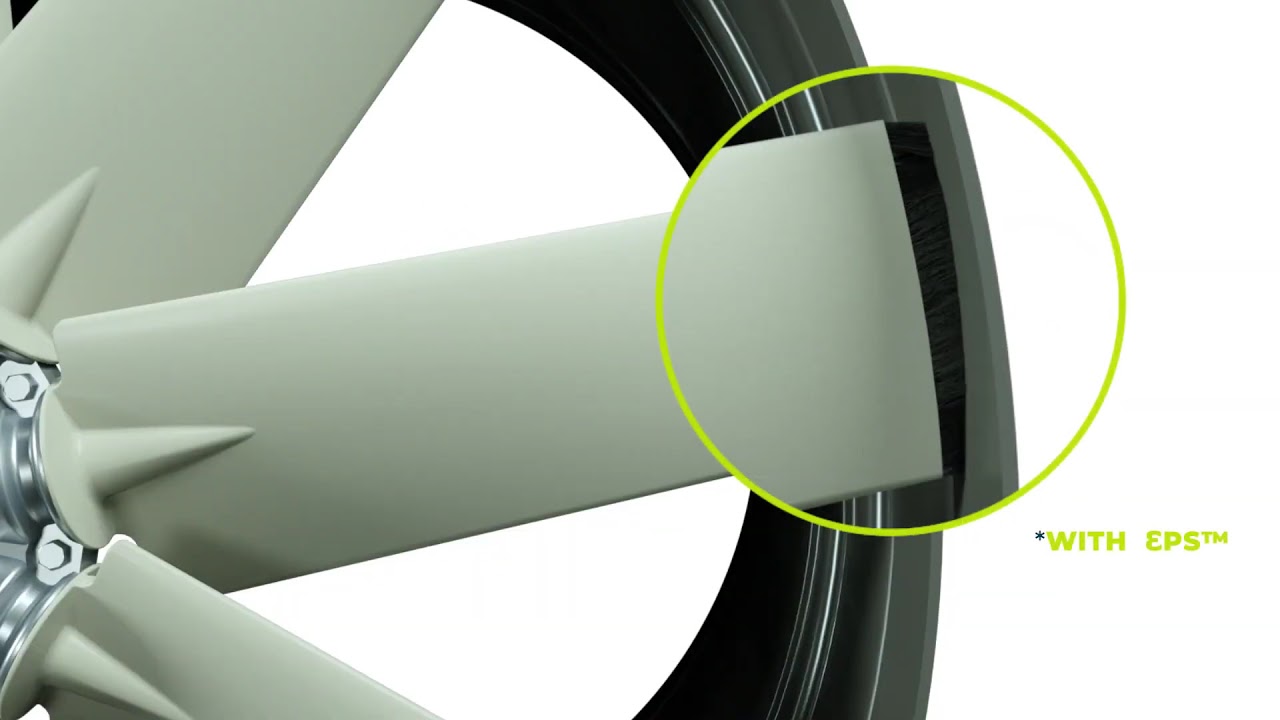 Multi-Wing ƐPS™: Lower noise and increased performance of axial fans