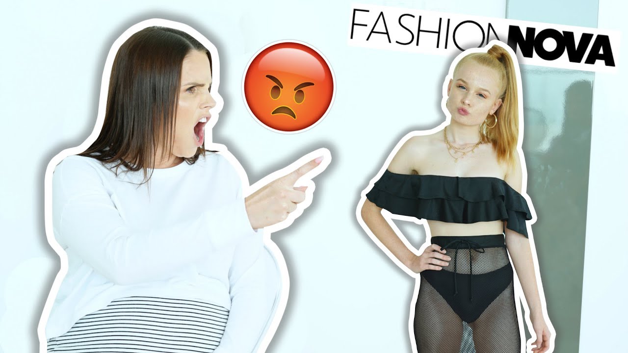 MUM REACTS TO MY FASHION NOVA BIKINIS