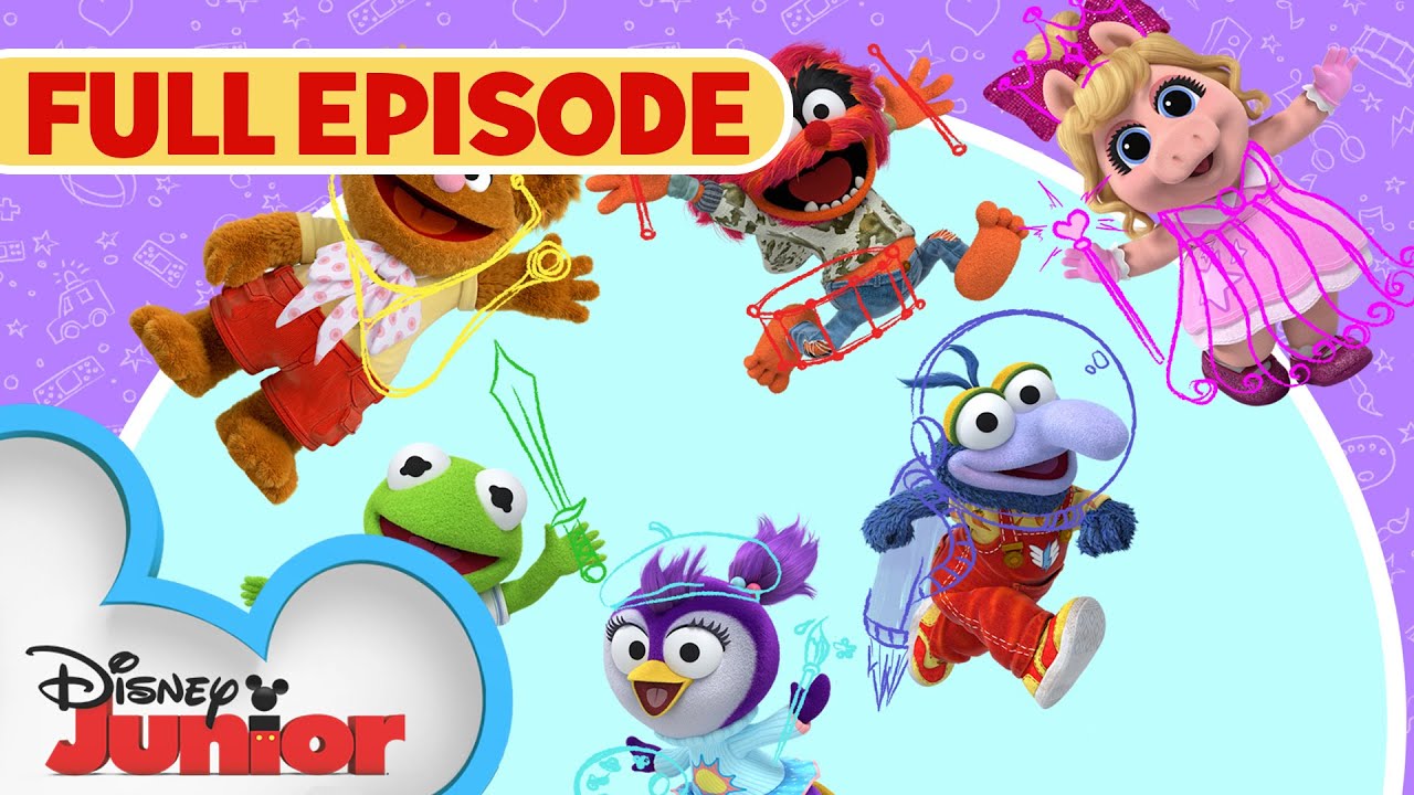 Muppet Babies First Full Episode Sir Kermit the Brave 🐸 / Animal Fly Airplane ✈️ | @disneyjr​
