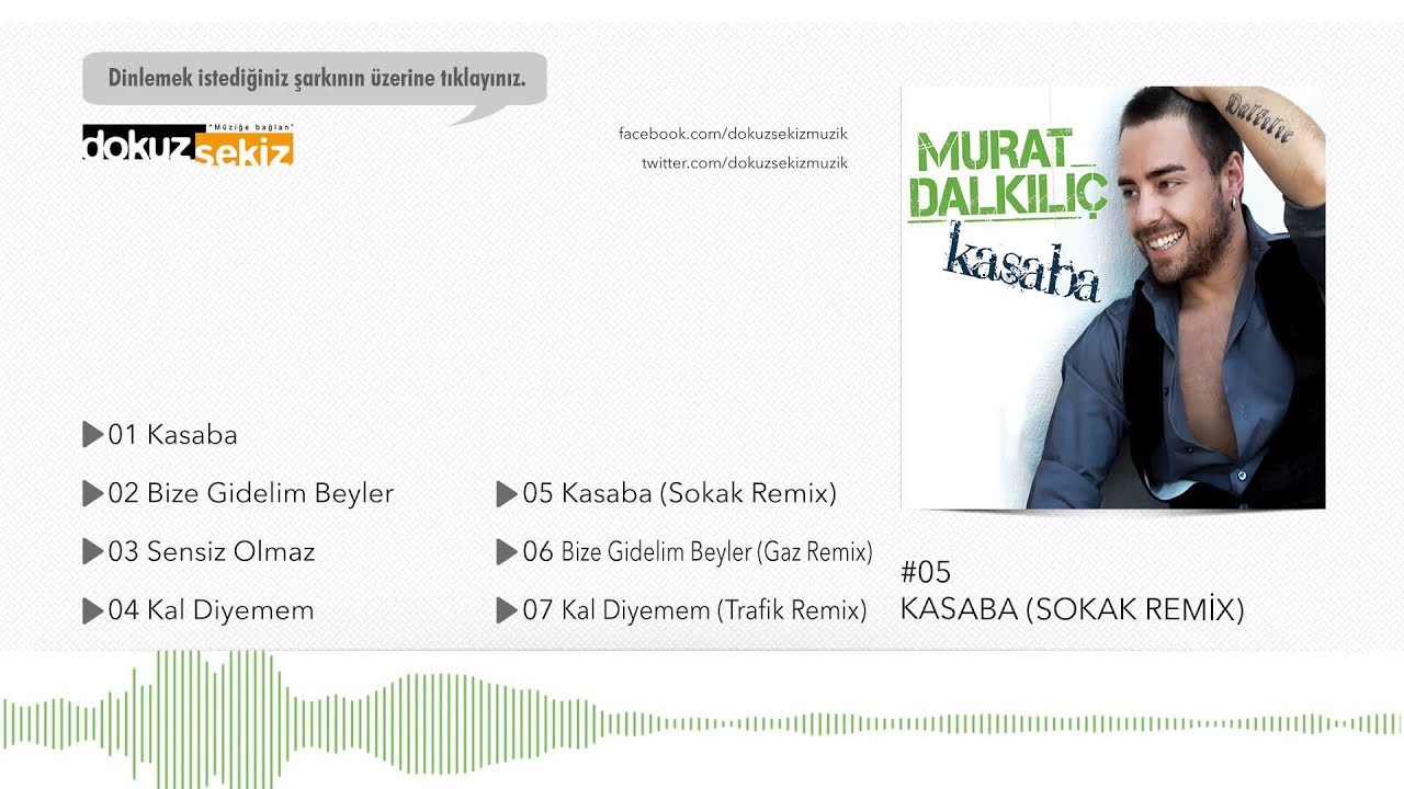 Murat Dalkılıç - Kasaba (Sokak Remix) (Official Audio)