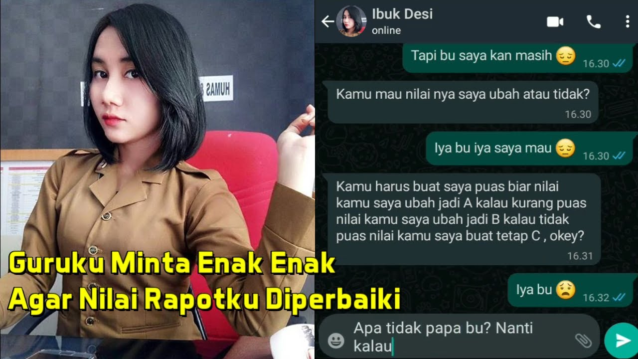 Murid Beruntung Saat ibu Guru Harus di tinggal suaminya ke luar kota