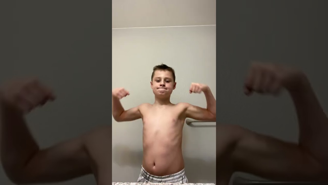 Muscle progression #yuh #shorts#cringe