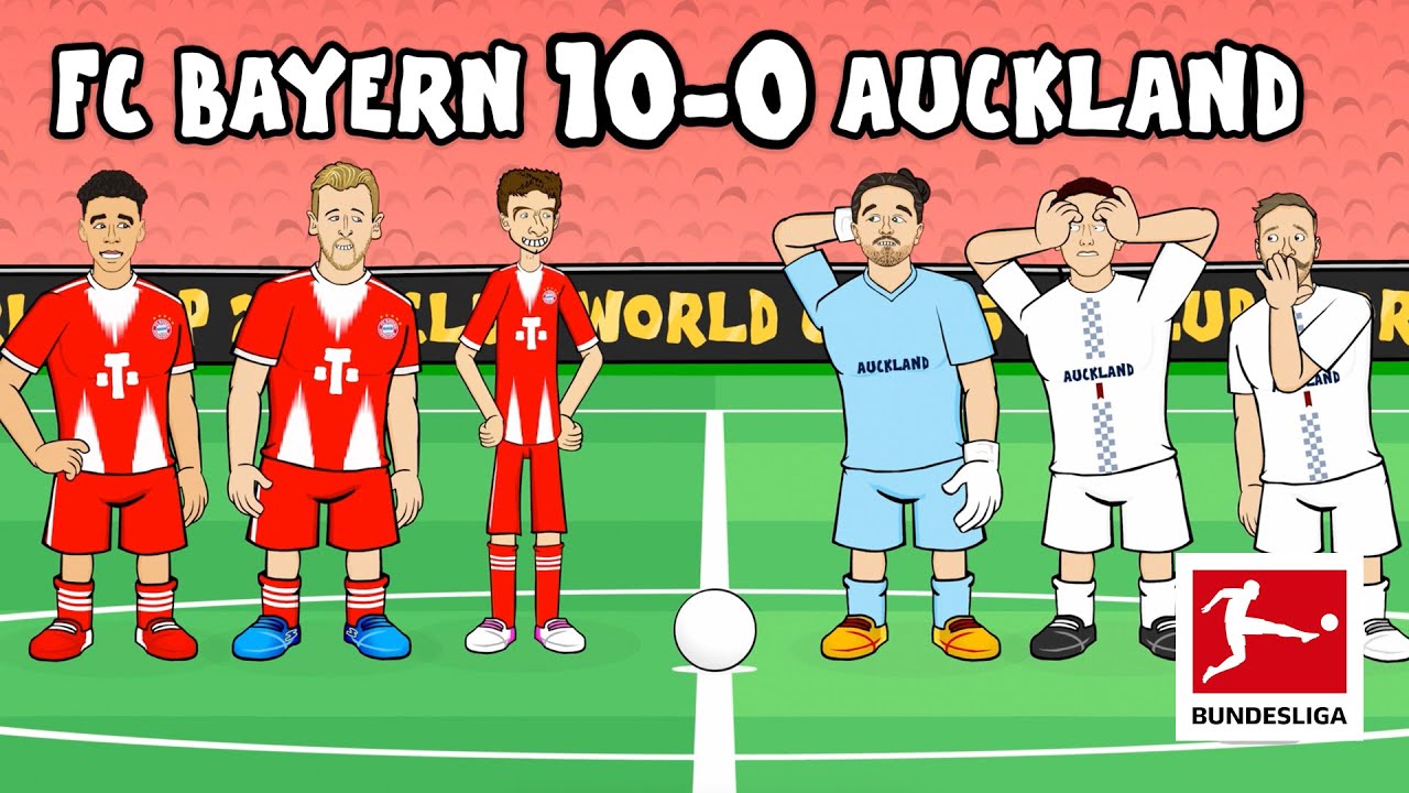 MUSIALA HATTRICK IN 17 MINUTES 🤯 FC Bayern München 10-0 Auckland City | powered by 442oons