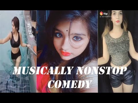 musically nonstop comedy //Desi girl viral Vigo video //
