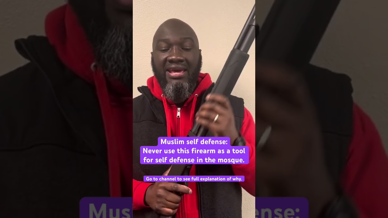 MUSLIM SELF DEFENSE: never use this firearm as a tool for defense at the mosque.  #muslims #mosque