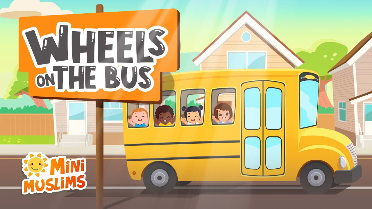 Muslim Songs For Kids 🚌 Wheels On The Bus ☀️ MiniMuslims