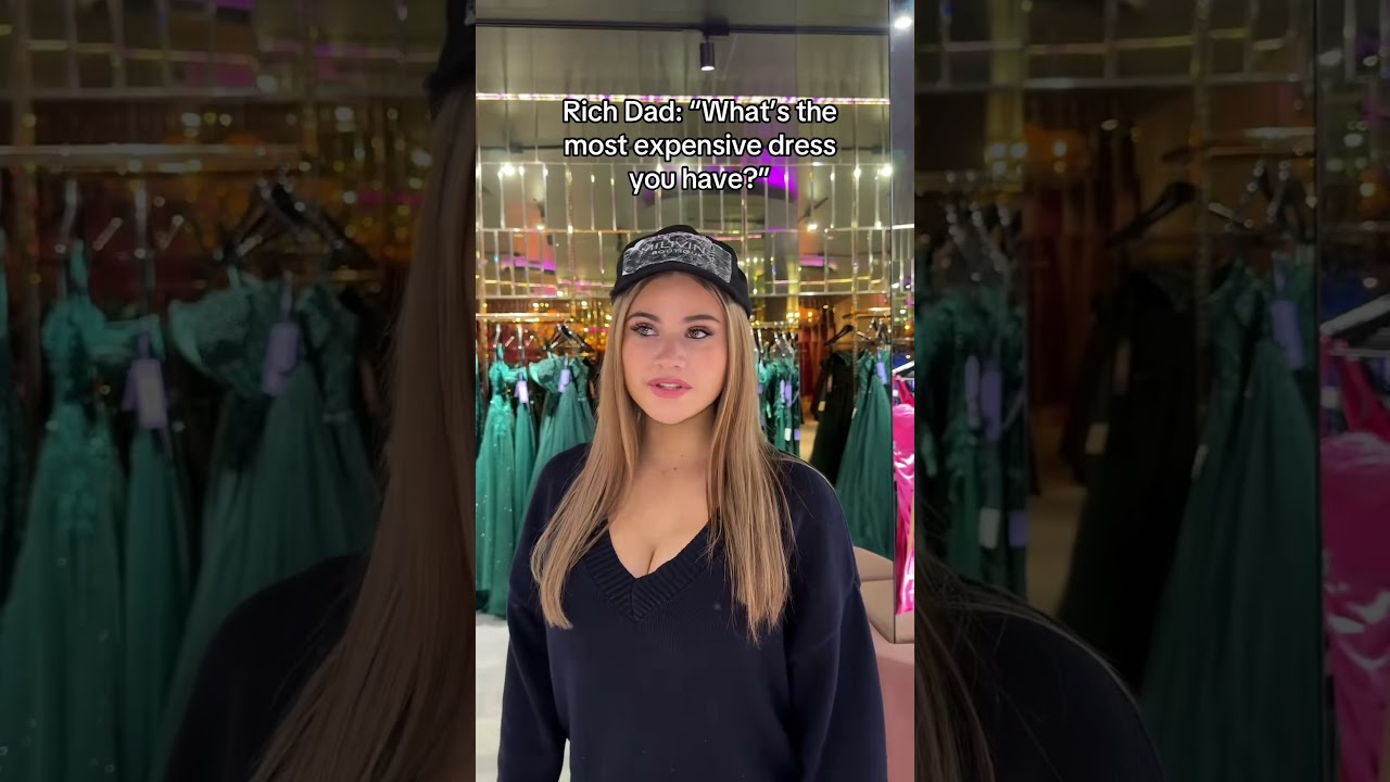 Must be nice 🤣 #prom #fashiondress #promdressshopping #promdress #dress #formaldresses