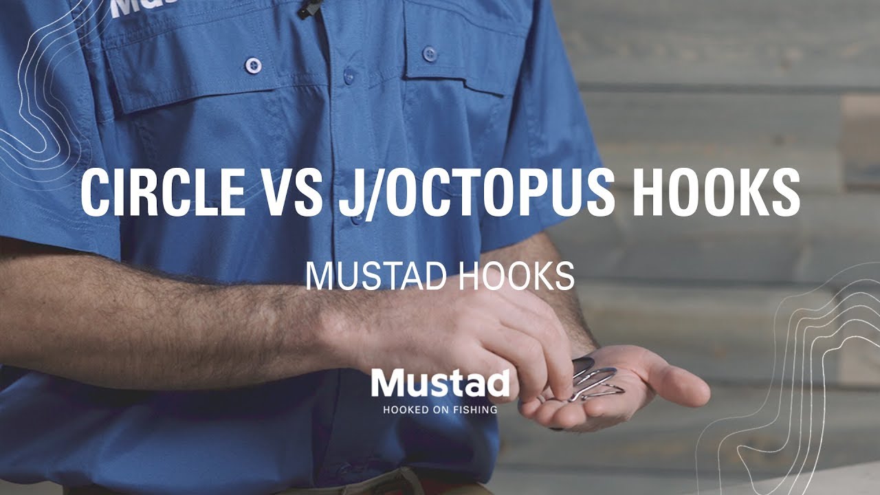 Mustad® Circle Hook vs J Octopus Hook