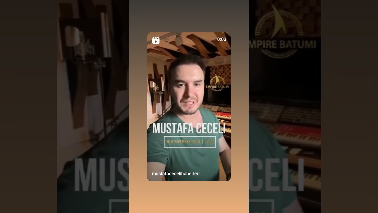 Mustafa CECELİ 16 kasımda Gürcistan'da olacak. #mustafaceceli #keşfet.