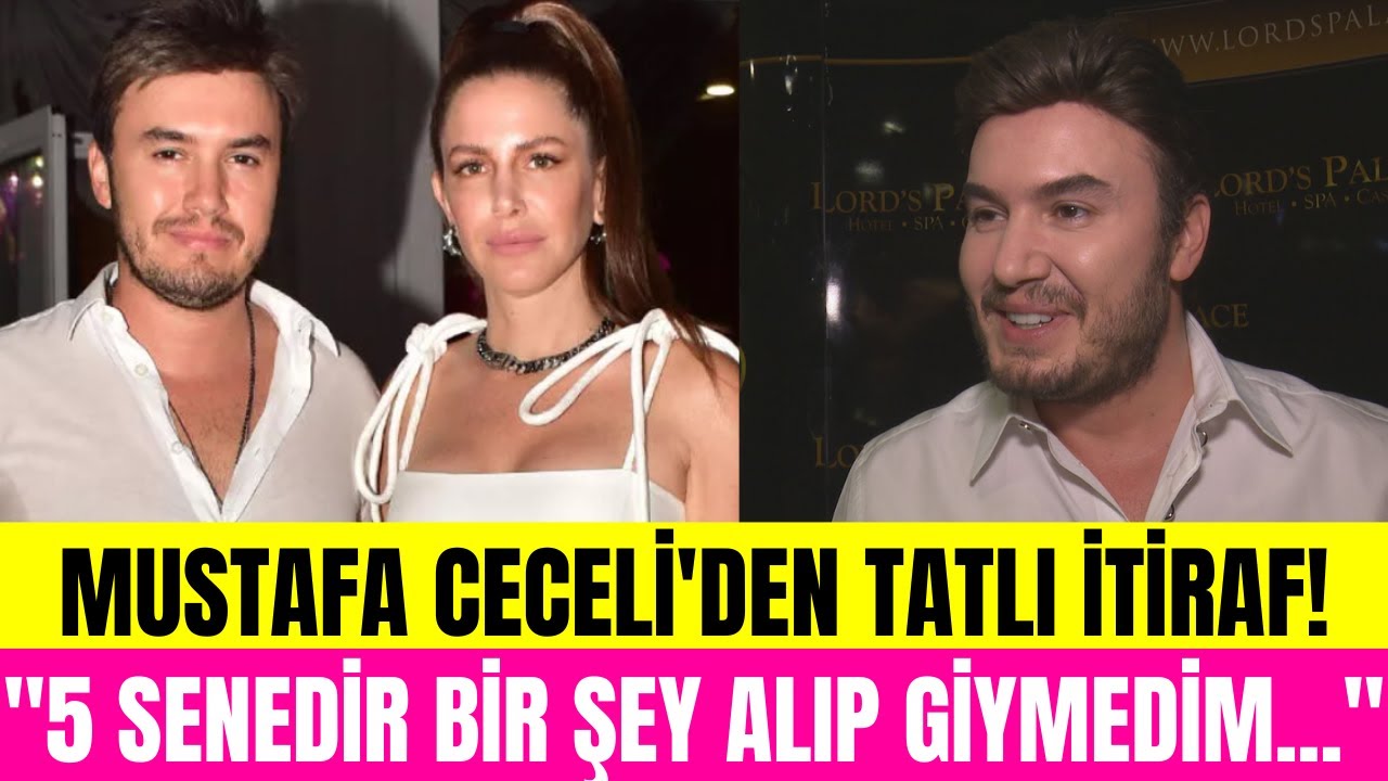 Mustafa Ceceli: Eşim Selin'e teslim oldum! 5 senedir dolaptan bir şey alıp giymedim...