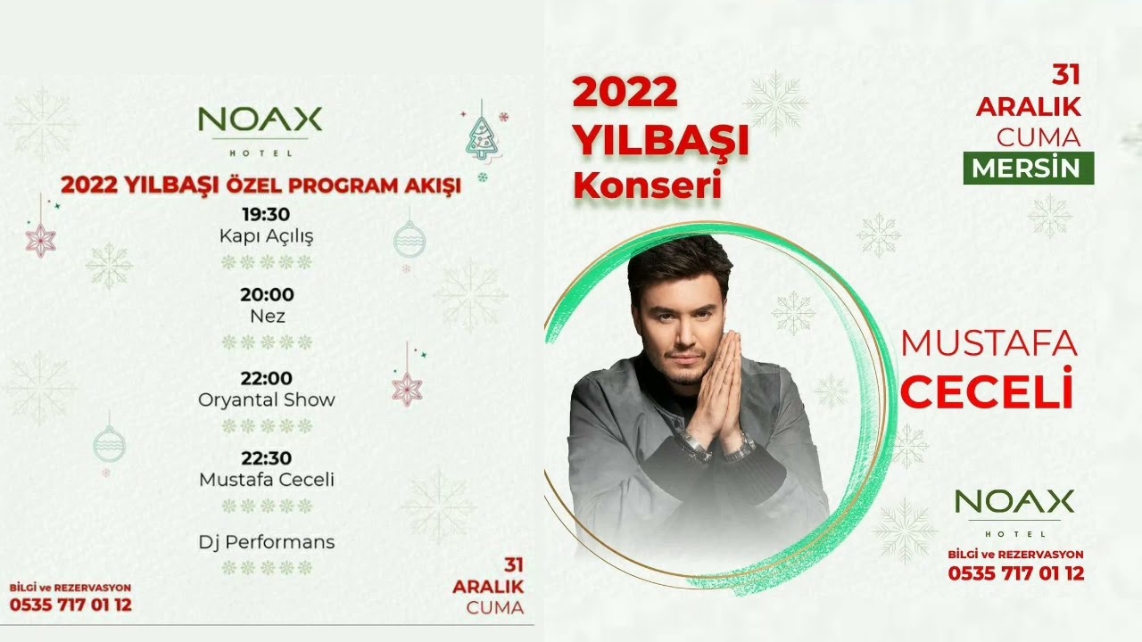 Mustafa Ceceli Mersin ( Yılbaşı Konser Tarihi) #mustafaceceli #mersin