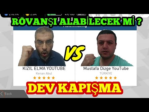 MUSTAFA DİZGE VS KIZIL ELMA DEV KAPIŞMA - PES 2018 MOBİLE TOP AÇILIMI