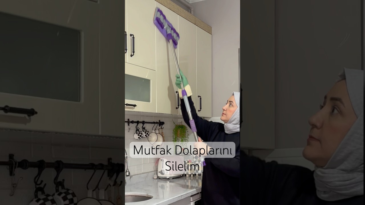 Mutfak dolaplarını silmek | kitchen cleaning tip #temizlik #zeynepçimen #zeynepyorumluyor