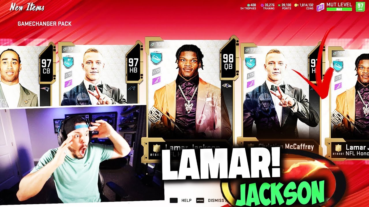 MVP LAMAR JACKSON!! OPENING EVERY PACK POSSIBLE - Madden 20