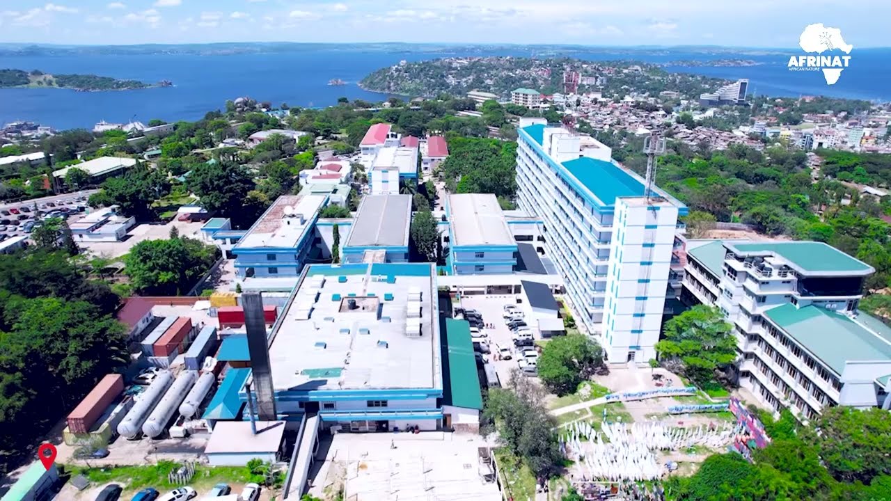 Mwonekano wa Hospitali ya Rufaa ya Bugando (Drone Shot) | Mwanza