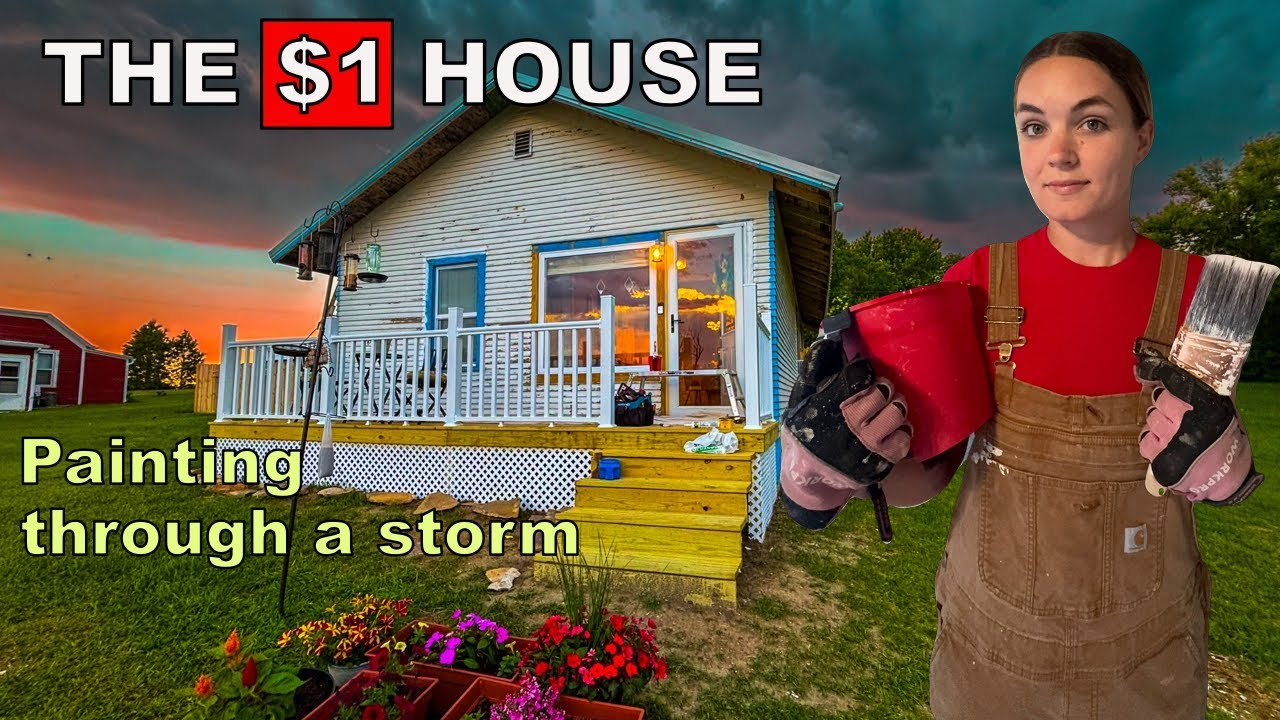 My $1 House: Painting Exterior With A Twist