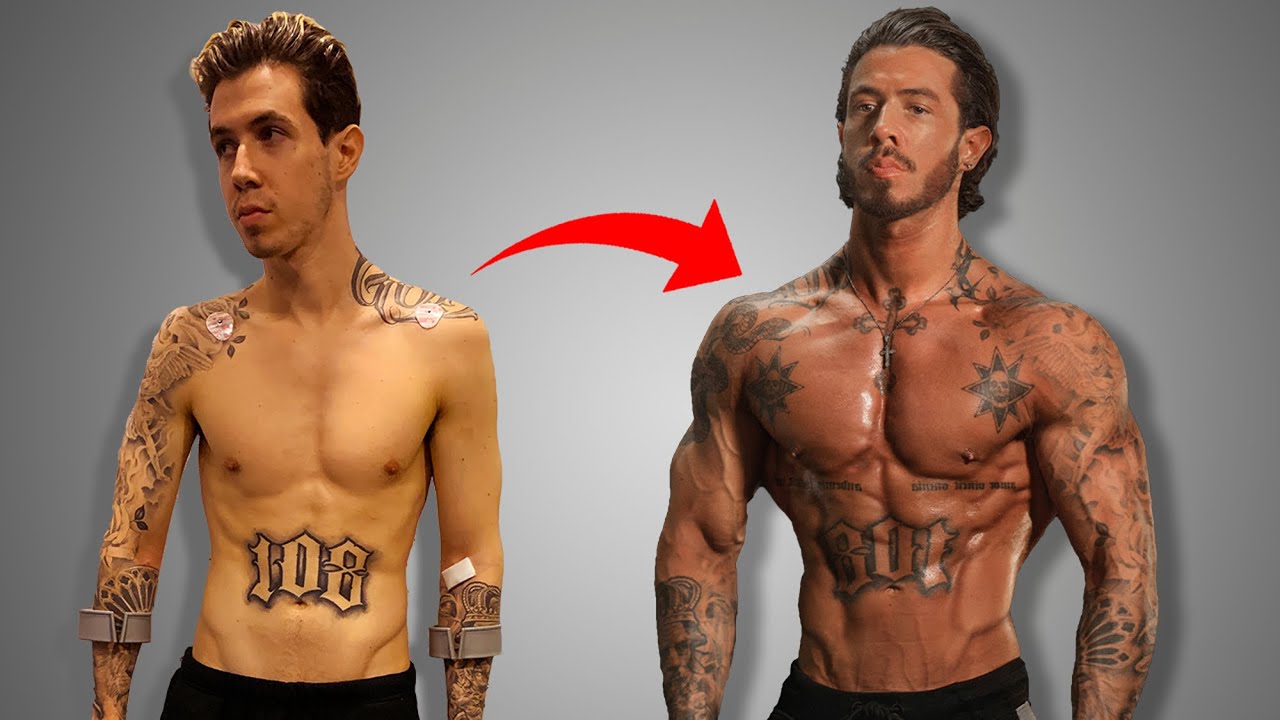 My 1 Year Body Transformation (skinny to beast)  EMOTIONAL & INSPIRING