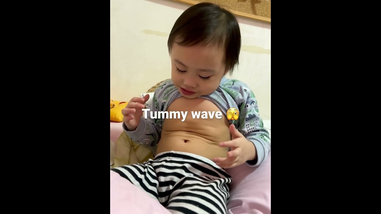 My 3 years old Zeke’s tummy wave 😂 #baby #cute #cutebaby #happybaby #musclecontrol #muscle #tummy