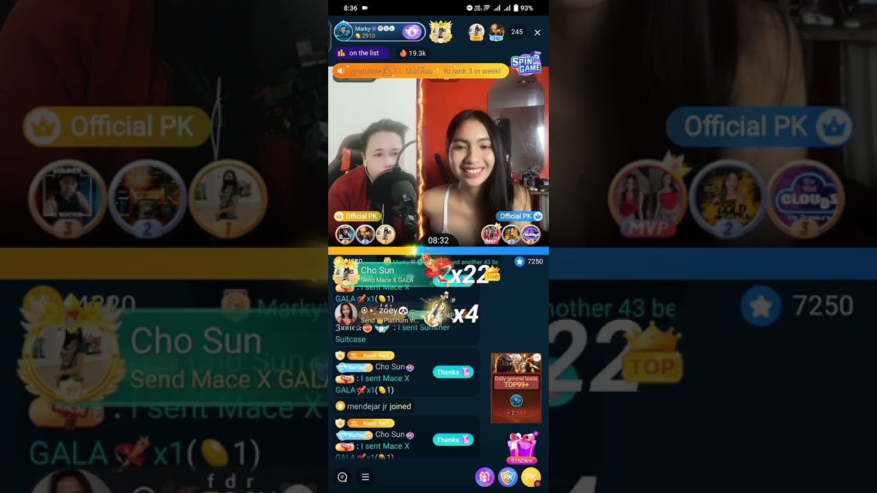 #My 4th Pk with Gail (one of the hottest host) in Bigo Live . Must watch.