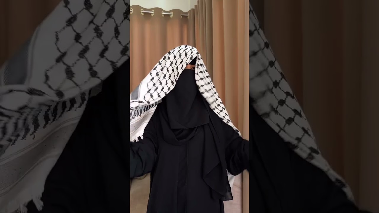 my arabian hijab tutorial 🧕 #cover #singer #music #song #live #youtubeshorts #abaya #viralvideo