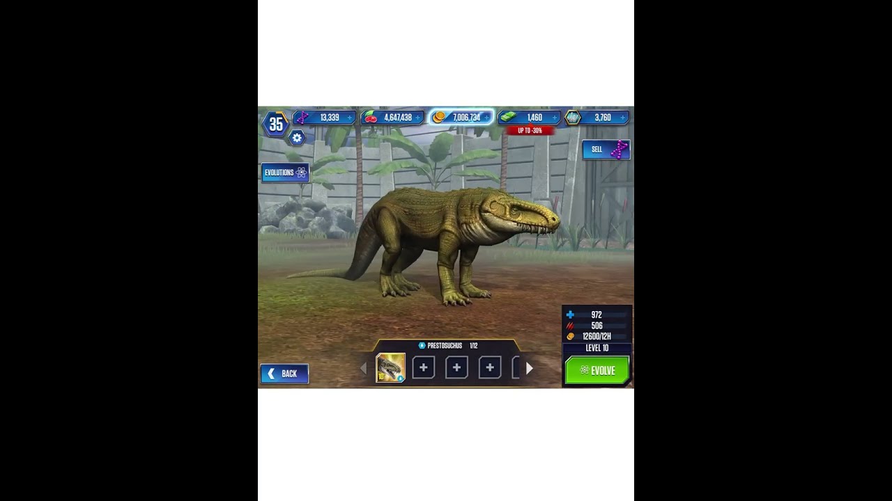 My Best Dinosaurs So Far in Jurassic World The Game