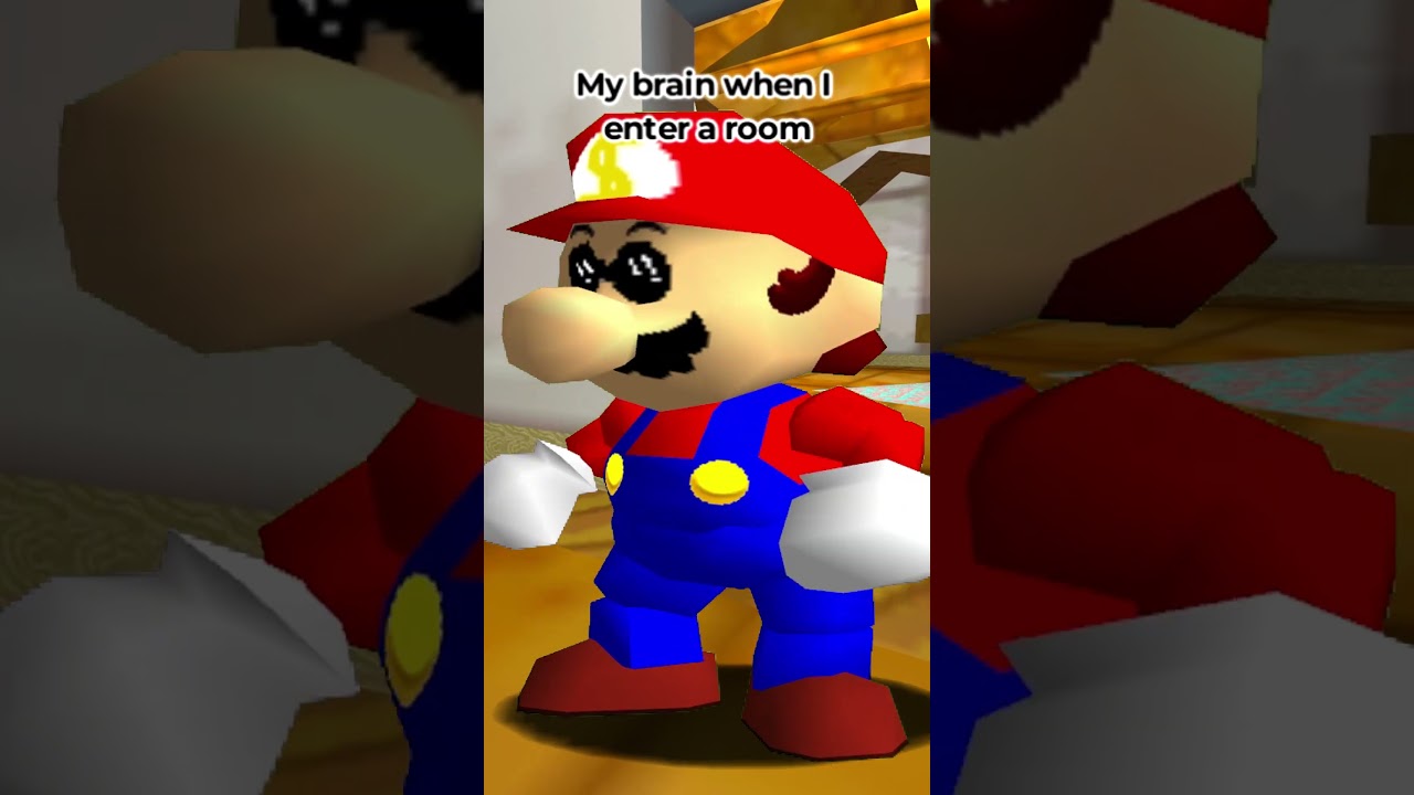 My brain when I enter a room #shorts