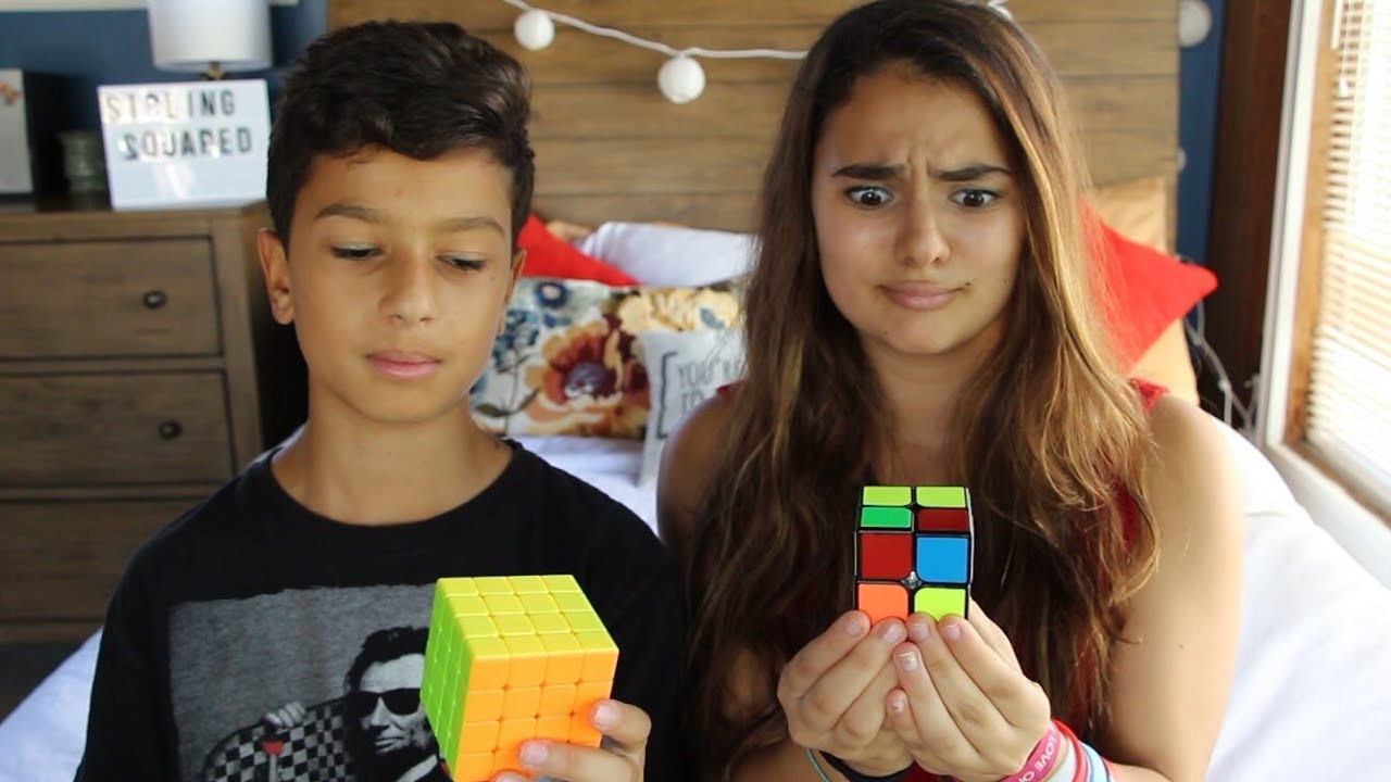 My Brother Teaches Me How to Solve A Rubik's Cube