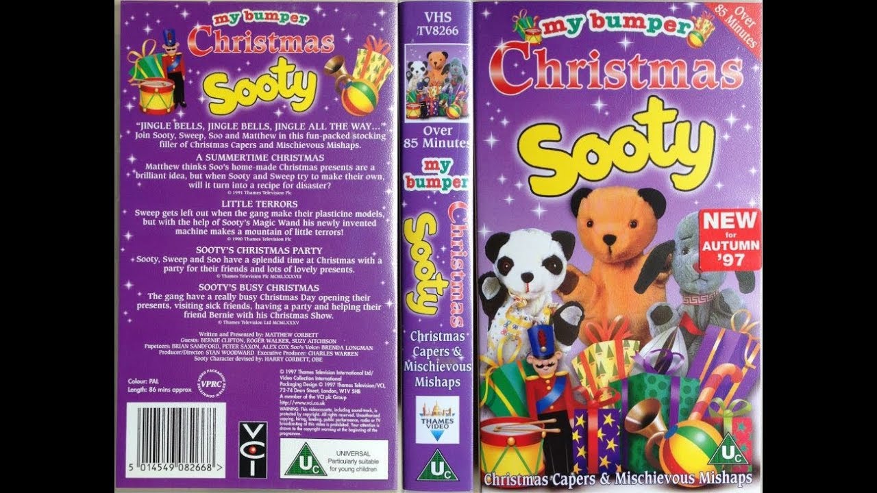 My Bumper Christmas Sooty (1997, UK VHS)