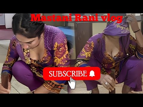 My Daily Routine After Breakfast _ Village Woman Work _ Desi Aunty New Hot Vlog _mastani Rani vlog