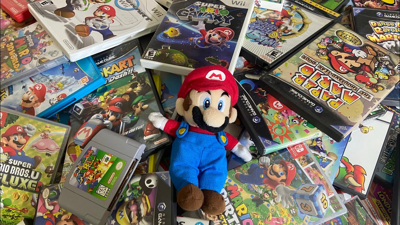 My ENTIRE MARIO GAME COLLECTION (The Mario Bible) | LuigiFan