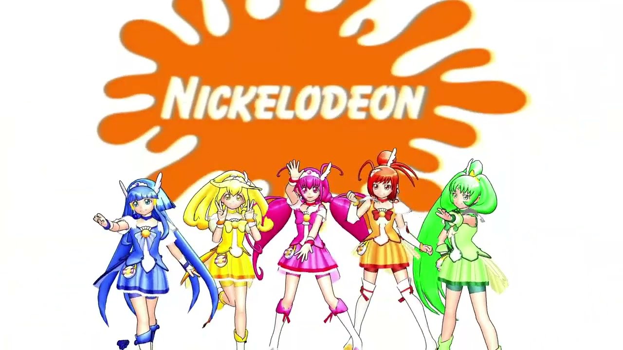 My Fanmade and Remastered Nickelodeon White Background Bumpers - Smile PreCure/Glitter Force